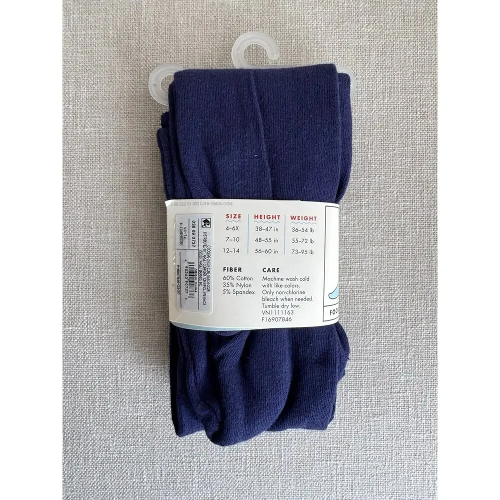 Cat & Jack girls cotton tights - 12/14